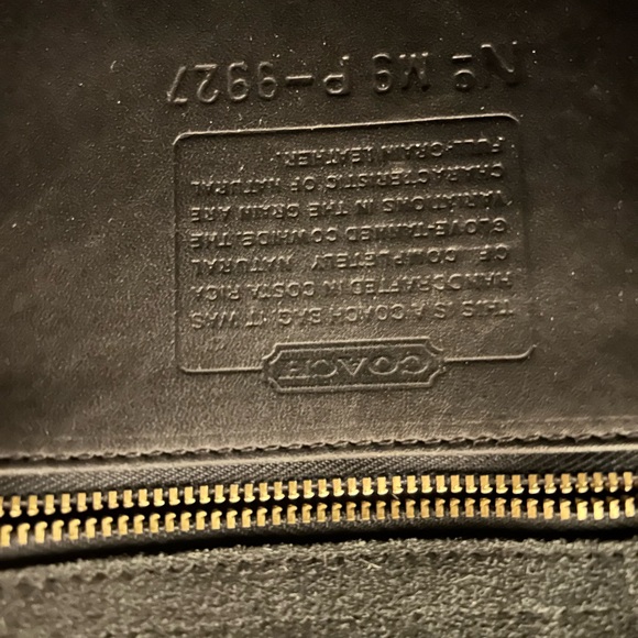 RARE Vintage COACH Willis Crossbody Bag Black/Nickel - Picture 12 of 12